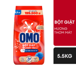 101OMO Bột Giặt Thơm Mát 5.5kg(1+1Omo Nước Giặt 412g)/2 bộ