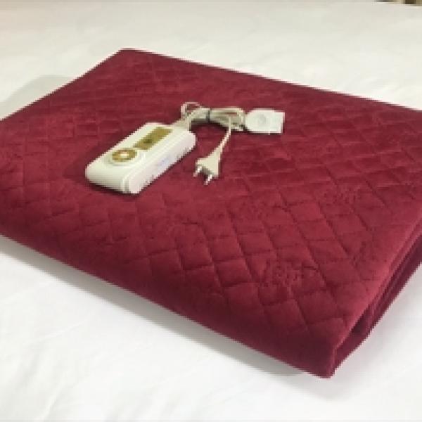 CHĂN NHUNG HÀN QUỐC 1M50 x 2M - Màu đỏ mận