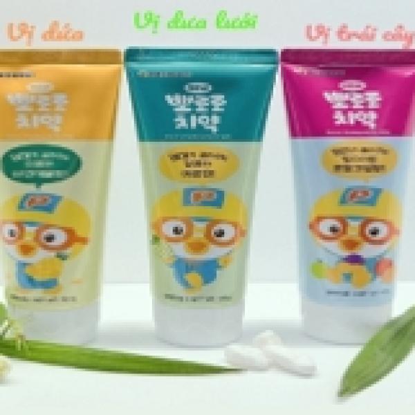 KEM ĐÁNH RĂNG PORORO
(Vị DỨA - DƯA LƯỚI - TRÁI CÂY)
