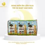 [Mã mới] Rong biển ăn liền oliu trẻ em BABY SAM WON Hàn Quốc (thùng 24)