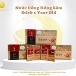 Nước uống hồng sâm stick 6 YEAR OLD KOREAN RED GINSENG EXTRACT STICK (Thùng 10)