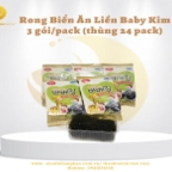 Rong ăn liền Baby Kim(3 gói/bịch - thùng 24 bịch)