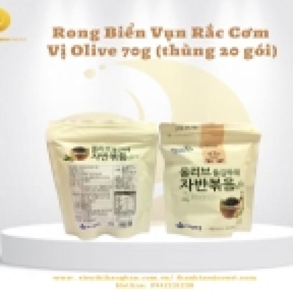 Rong vụn rắc cơm Olive 70gr
(thùng 20 gói)