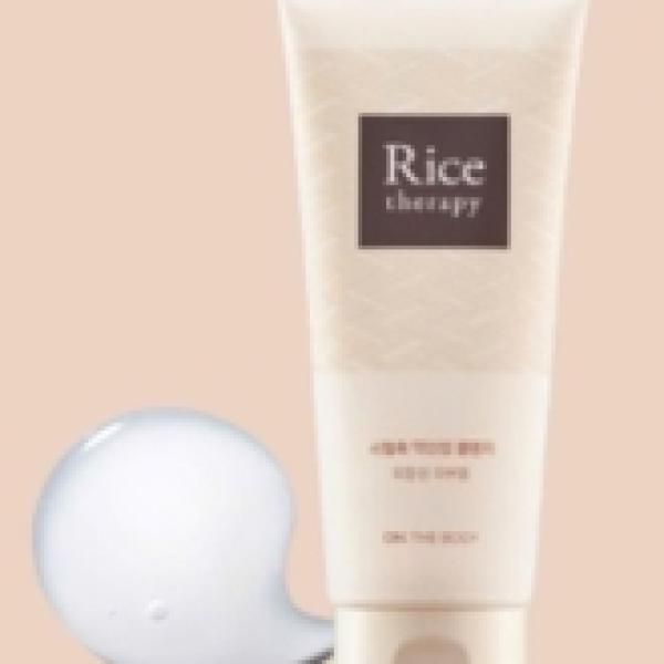 Sữa rửa mặt On The Body Rice Therapy - Cân bằng độ pH, dưỡng ẩm (Dành cho da khô, hỗn hợp)