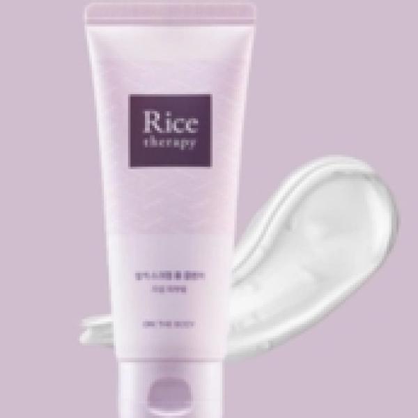 Sữa rửa mặt On The Body Rice Therapy - Nuôi dưỡng và trẻ hóa (Dành cho da dầu)