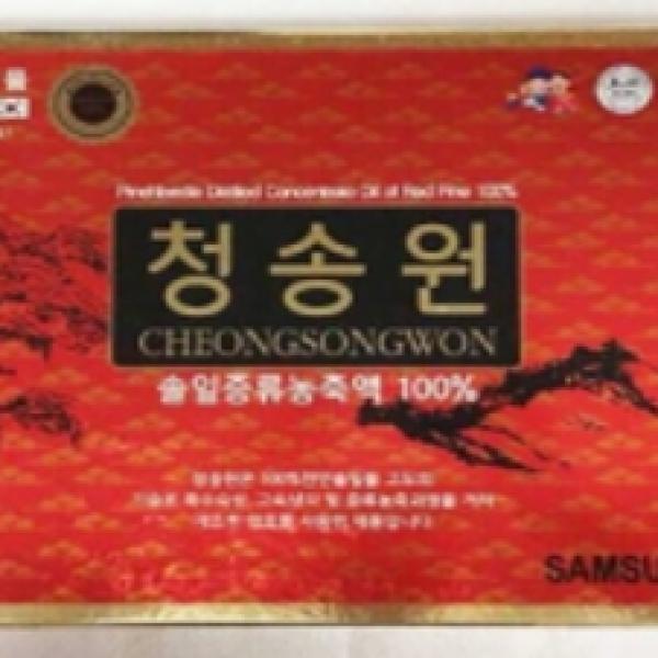 Tinh dầu thông đỏ CHEONGSONGWON Sam Sung- PineNeedle 
- 450mg x180V(thùng 20 hộp)