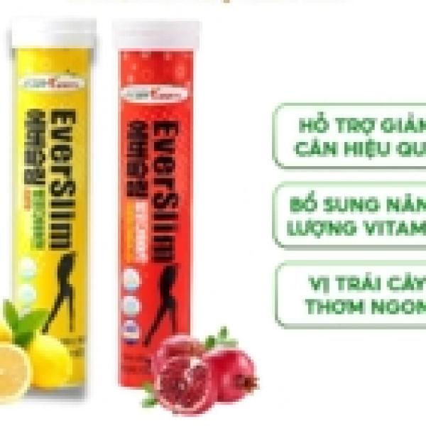 Viên sủi Everslim (vị chanh - vị Lựu)