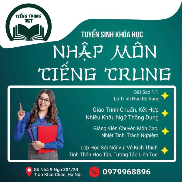 Khóa học Nhập Môn Tiếng Trung