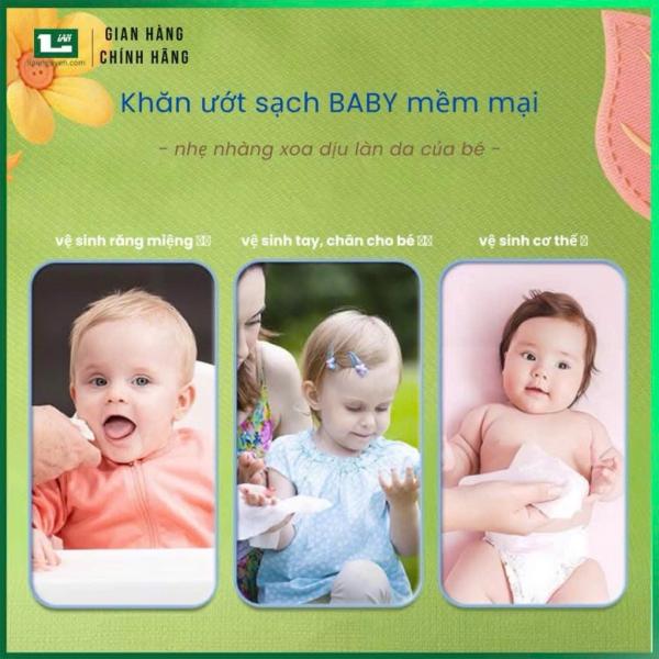 🌸 KHĂN ƯỚT FACE CAO CẤP HỒNG – TỰ NHIÊN KHÔNG MÙI 🌸