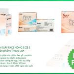 🧻 KHĂN GIẤY FACE HỒNG SIZE S – TIỆN LỢI, AN TOÀN CHO CẢ GIA ĐÌNH 🧻 ✨ Mã sản phẩm: TR006-08X
