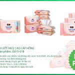 🌸 KHĂN ƯỚT FACE CAO CẤP HỒNG – TỰ NHIÊN KHÔNG MÙI 🌸