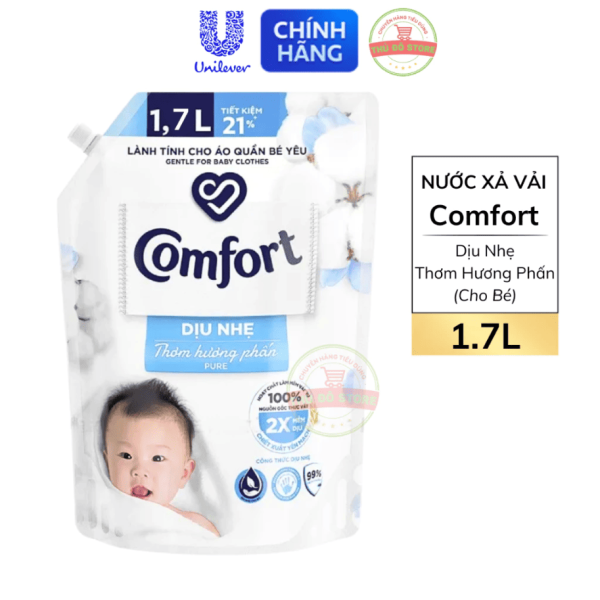 103CFO COMFORT DN ThơmHươngPhấn Túi1.7L (1+1CFT L.LanKiwi250ml)/4 Bộ