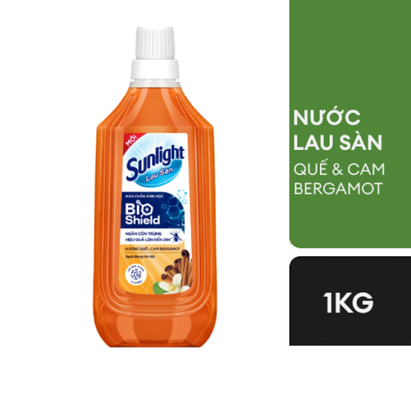 105SUNLIGHT NLS BIOSHIELD Hương Quế & Cam Bergamot 1kg/12 chai