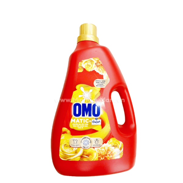 101OMO Nước Giặt MG Cửa Trên Tinh Dầu N.Hoa Tinh Tế 3.7kg/4 chai