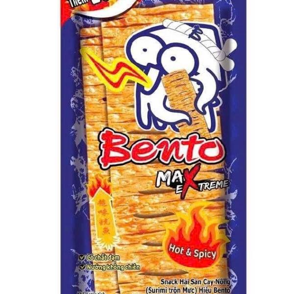 Snack Mực Tẩm Gia Vị Cay Bento 5g (Xanh Treo)