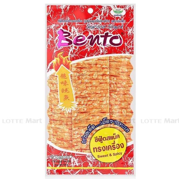 Snack Mực Tẩm Gia Vị Cay Ngọt Bento 4g (Đỏ Treo) VN