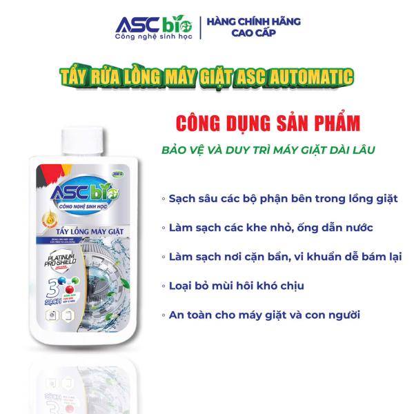 TẨY LỒNG MÁY GIẶT ASC BIO 300g