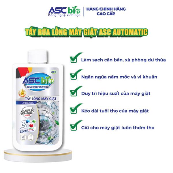 TẨY LỒNG MÁY GIẶT ASC BIO 300g