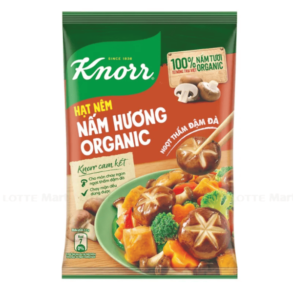 824KNORR Hạt Nêm Nấm Hương Organic 800g/8 gói