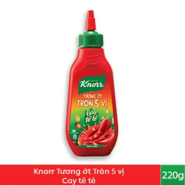 824KNORR tương ớt cay đậm 220g/20-Chai