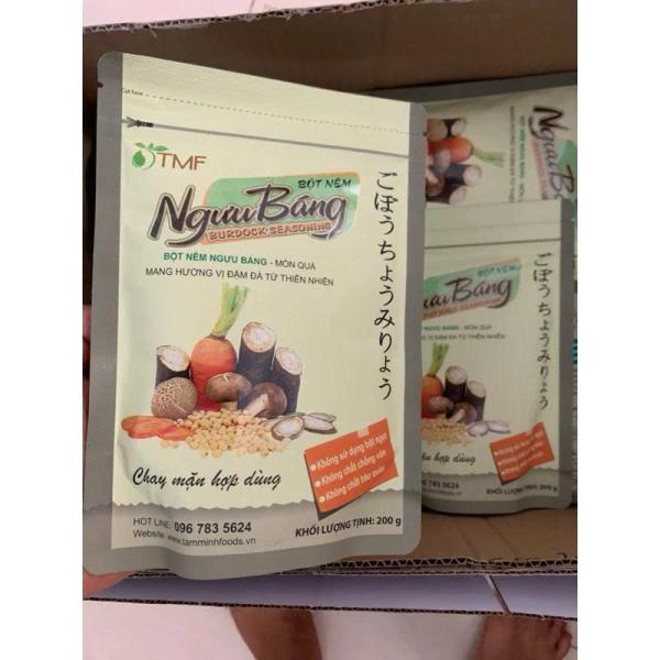 Bột Nêm Ngưu Bàng 200gram TÂM MINH FOOD- Không Bột ngọt, không phẩm màu 100% tự nhiên