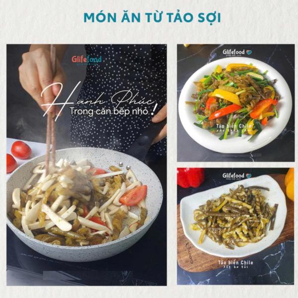 TẢO XOẮN SỢI CHILE GLIFE FOOD TÚI 200 GR - CHAY MẶN ĐỀU DÙNG ĐƯỢC