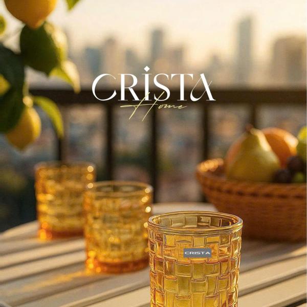 BỘ 6 CỐC VÂN CARO CRISTA HOME