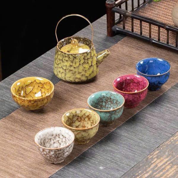 BỘ ẤM CHÉN NGŨ HÀNH PHÒNG THUỶ