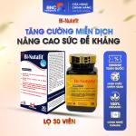 Bi-Nutafit Hỗ trợ tăng cường sức khỏe, nâng cao sức đề kháng, hỗ trợ chức năng gan, thận - Hộp 30 viên