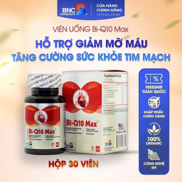 Bi-Q10 Max - Hỗ trợ làm giảm mỡ máu