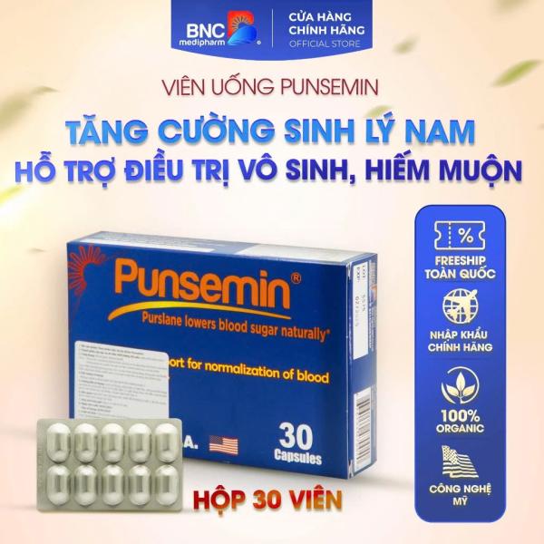 Punsemin - Hỗ trợ giảm đường huyết