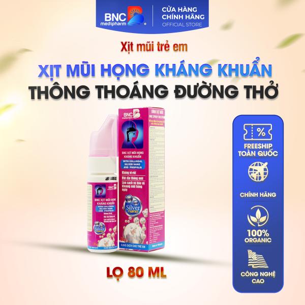 BNC SPRAY SOLUTION - Nước rửa mũi dành cho trẻ nhỏ chất lượng