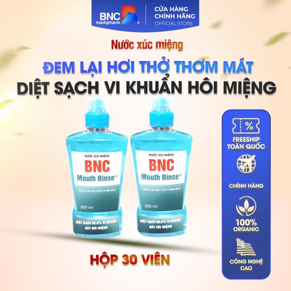 Nước súc miệng - BNC MOUTH RINSE® đem lại hơi thở thơm mát