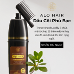 Dầu Gội Phủ Bạc Thiên Nhiên Alo Hair Nâu 200ml
