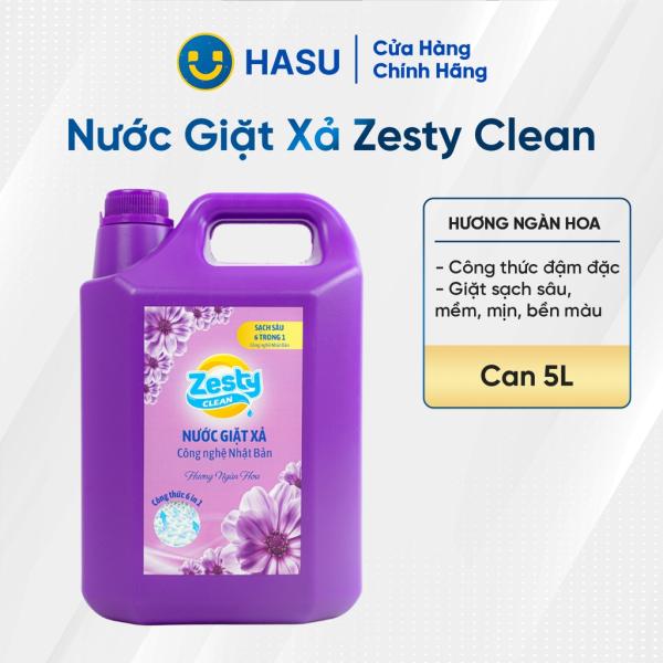 Nước giặt zesty clean hương ngàn hoa 5L-Bách hoá số Hasu