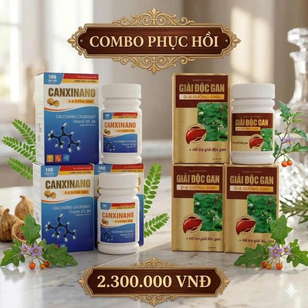 COMBO PHỤC HỒI – LIỆU TRÌNH TOÀN DIỆN CHO XƯƠNG KHỚP & TẾ BÀO GAN