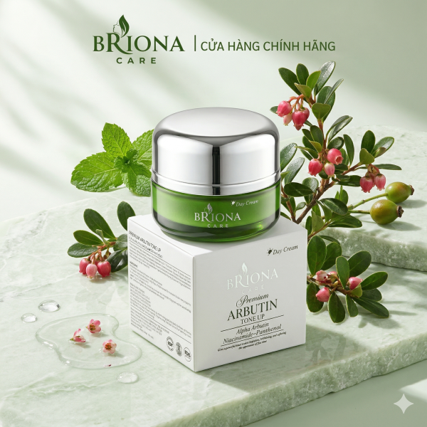 Kem Dưỡng Trắng Da Ban Ngày Briona 35g – Dưỡng Trắng, Làm Sáng Da Mặt