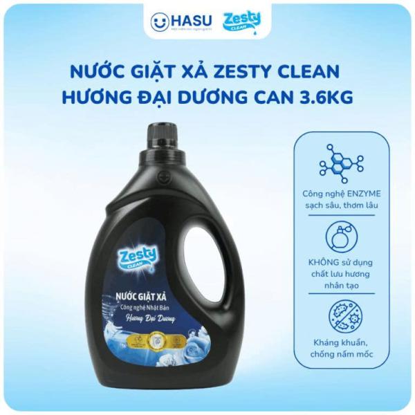 Nước giặt xả Zesty Clean công nghệ Nhật Bản 3.6Kg - Bách Hóa Số HASU
