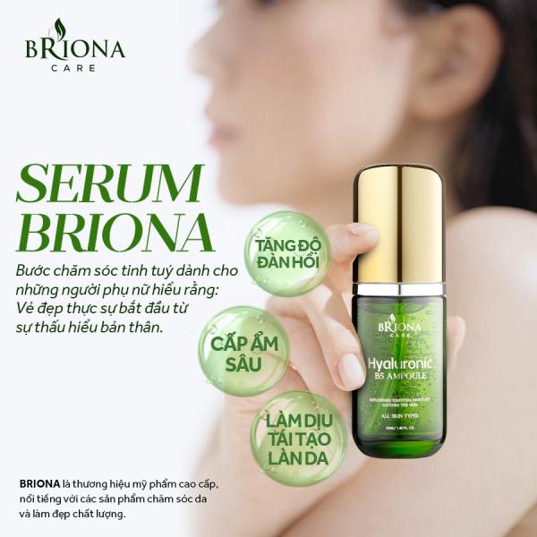 Serum Dưỡng Ẩm Briona Care 40ml – Cung Cấp Nước, Cải Thiện Da Khô