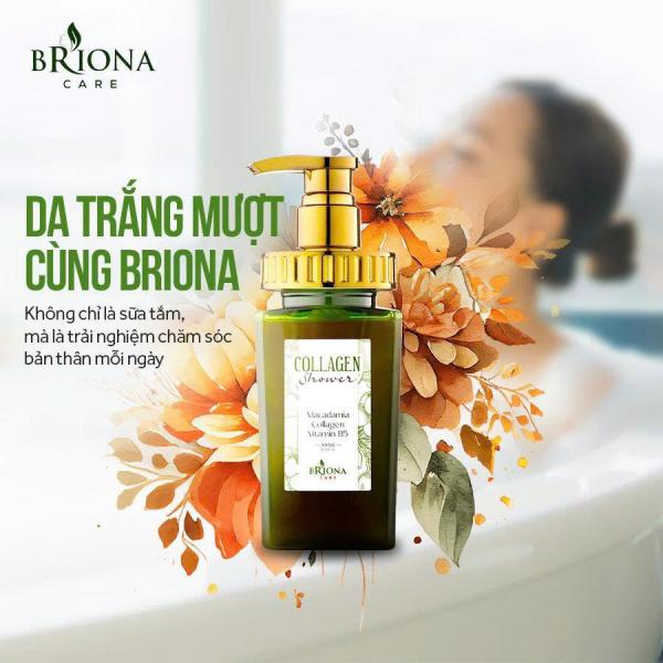 Sữa Tắm Trắng Da Hương Nước Hoa Briona Care Collagen 300ml – Dưỡng Ẩm, Tẩy Tế Bào Chết
