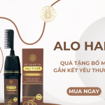 Dầu Gội Phủ Bạc Thiên Nhiên Alo Hair Nâu 200ml