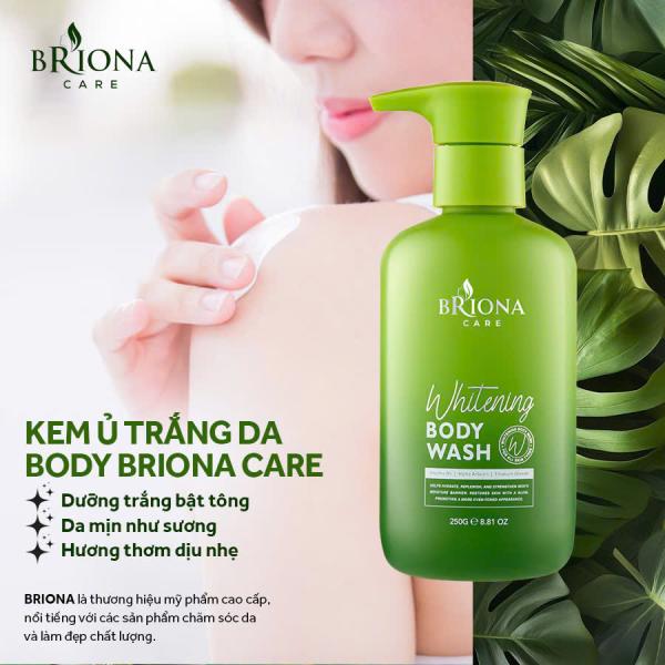 Kem Ủ Trắng Da Body Briona Care 250g – Nâng Tông Da, Sáng Mịn Sau 3 Tuần