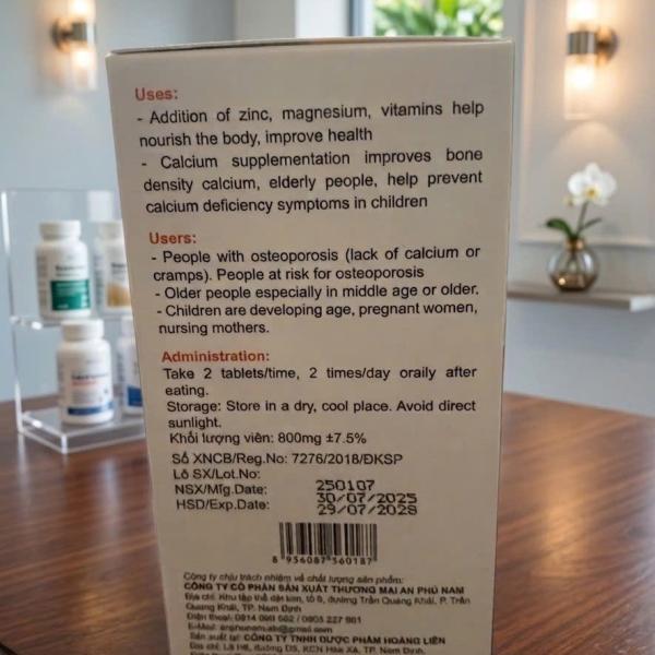 CANXINANO D-A DƯỠNG SINH - DƯỢC PHẨM HOÀNG LIÊN