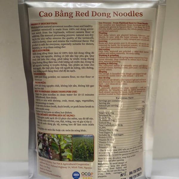 Miến Dong Đỏ Đặc Sản Cao Bằng