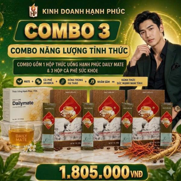 COMBO 3 - NĂNG LƯỢNG TỈNH THỨC - HỘ KINH DOANH HẠNH PHÚC