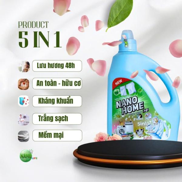 Nước giặt xả Hương Comfort 4,5L - NanoHome AG+