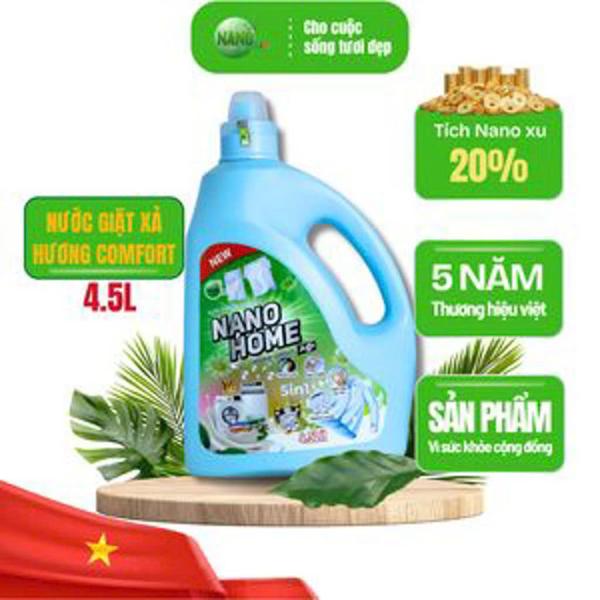 Nước giặt xả Hương Comfort 4,5L - NanoHome AG+