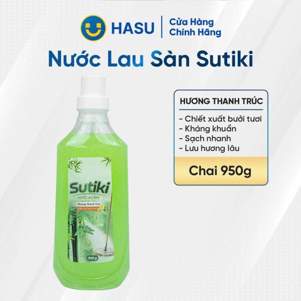 Nước lau sàn Sutiki hương thanh trúc chiết xuất bưởi tươi 950g- Bách hoá số Hasu