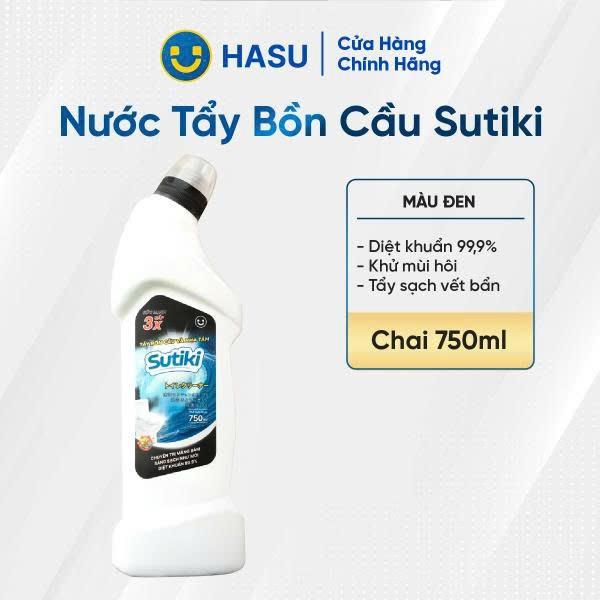 Sutiki nước tẩy bồn cầu 750ml đen- Bách hoá số Hasu