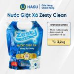Nước giặt xả ZESTY CLEAN Hương đại dương túi 3.2KG- Bách hoá số Hasu
